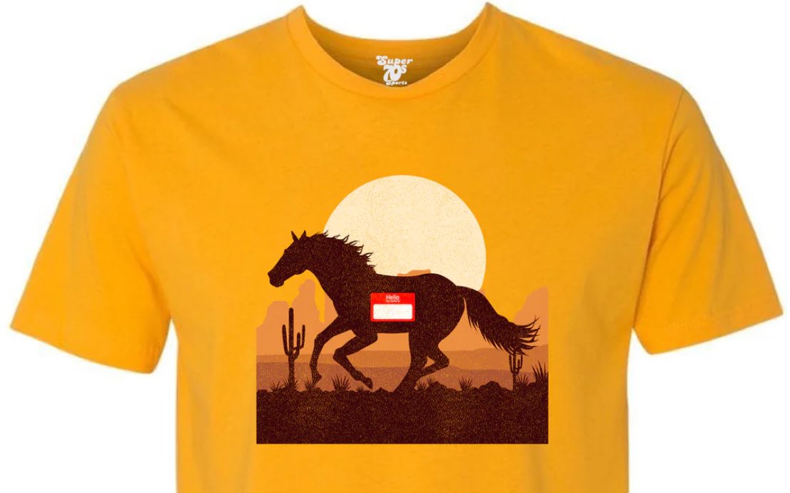 If you get the reference, you’re my kind of fucking individual … 👉 super70ssportsstore.com/products/horse…