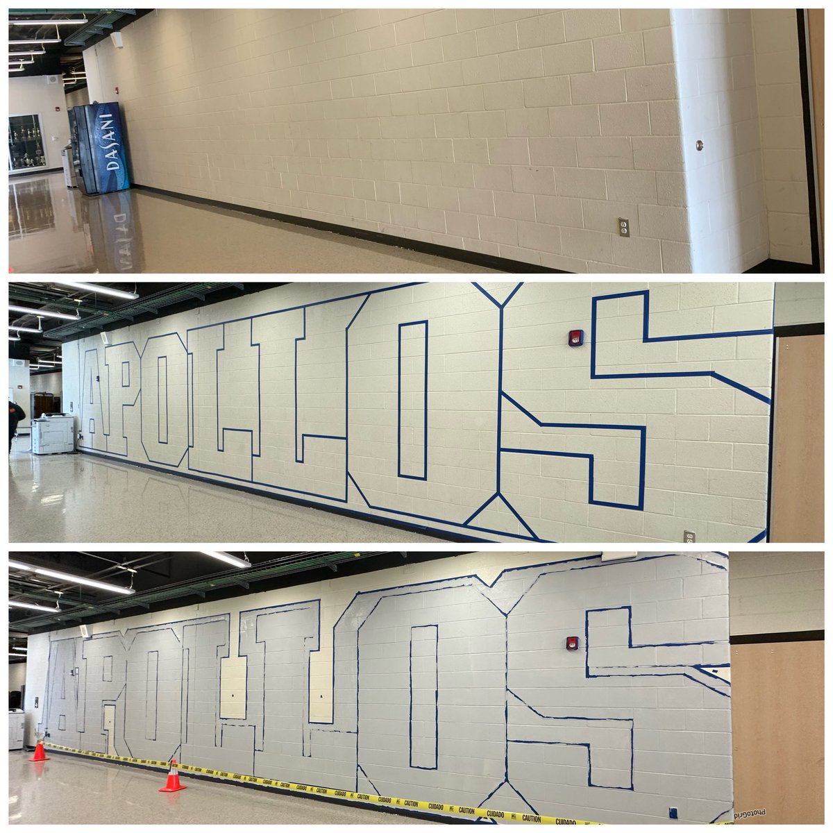 TBradleyMurals's tweet image. 🏹Apollo Pride coming to the Athletics hall @sharpstown_hs !!!