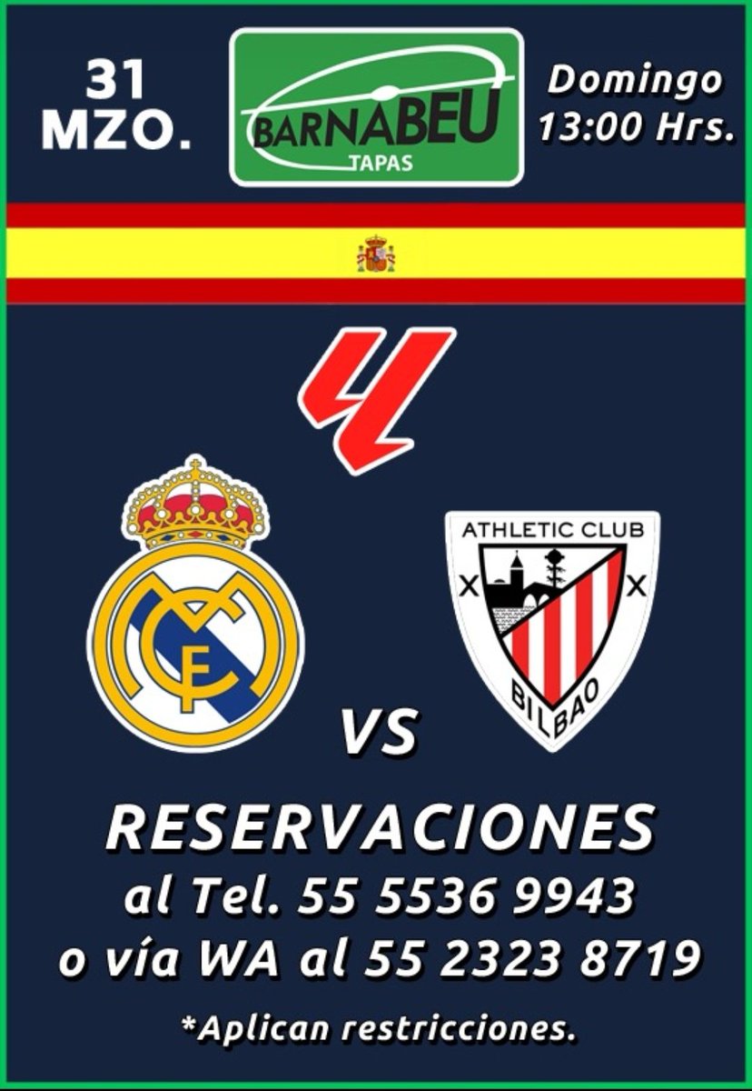 BarnabeuTapas's tweet photo. Comunicado a nuestros clientes y amigos para este fin de semana. Comida, bebida, domino, beisbol y fútbol, dijéramos, hay bufette. https://t.co/qtnfuGYfin
