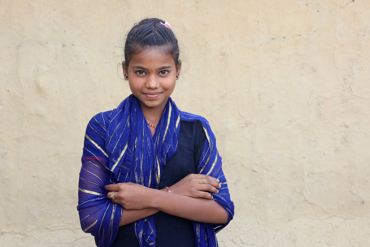 “If you’re educated, you can be anything,' says 13-year-old Reshma from Parsa. Reshma is one of the participants of UNICEF's Supporting Access to Girls' Education (SAGE) programme that helps out-of-school adolescent girls re-enter formal education. unicef.org/nepal/stories/…