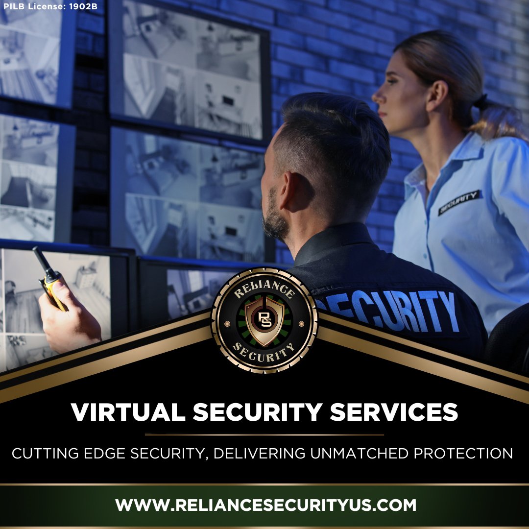 RelianceTrac's tweet photo. From virtual guards and greeters to virtual engineers, Reliance Security's virtual security solutions are ready to safeguard your properties with the latest technology! 💪

Learn more here 🔗 https://t.co/MEDfBdeUKk https://t.co/WPyAa48PcE