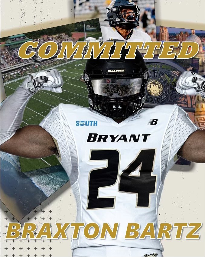 Committed! #ExpectToWin
<a href="/BryantUFootball/">Bryant Football</a> <a href="/BryantUFBRec/">BryantUFBRecruiting</a> <a href="/CMerrittMT/">Chris Merritt</a> <a href="/Coach_McKaig/">Coach McKaig</a> <a href="/PNTigerFootball/">Plainfield North Tiger Football</a>