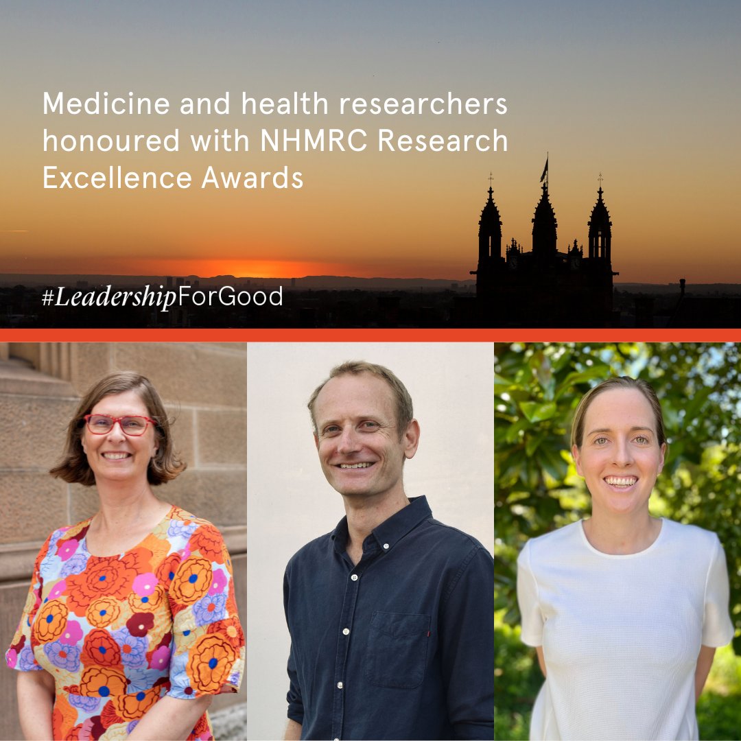 Congratulations to Professor @KatyJLBell, Professor Anthony Don & Dr Johanna Birrell who have each been awarded a National Health and Medical Research Council @nhmrc Research Excellence Award! The prestigious awards recognise excellence in the medical and health research sector.