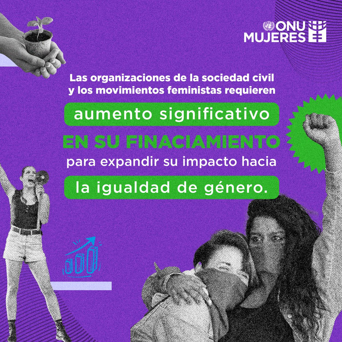 En un 🌎 en el que la igualdad de género y la prevención de la violencia son necesidades urgentes, los gobiernos deben reconocer a las organizaciones de mujeres, empoderarlas y destinar fondos para que puedan generar acciones hacia la #IgualdadDeGénero. ▪️bit.ly/3IUo3w7