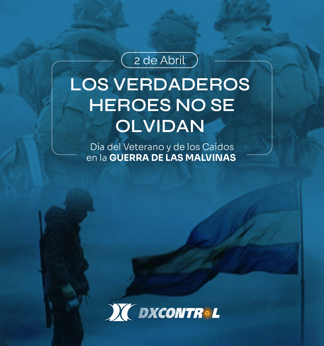 DxControlSA's tweet image. 2 de ABRIL - Día del Veterano y de los Caídos en la Guerra de Malvinas

Dx Control

#2DEABRIL #ARGENTINA #MALVINAS #veteranosdemalvinas