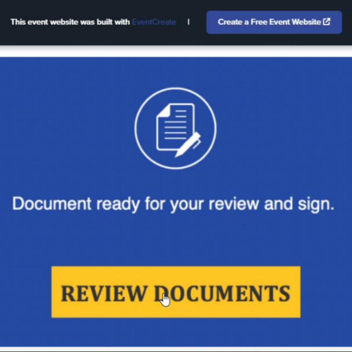 Andr3tti_Ninja's tweet photo. Clicking on the URL will show a DocuSign document page. Clicking on “REVIEW DOCUMENTS” will land on the AiTM Phishing website -> dotfleck[.]shop/… https://t.co/4mAR0zS96B