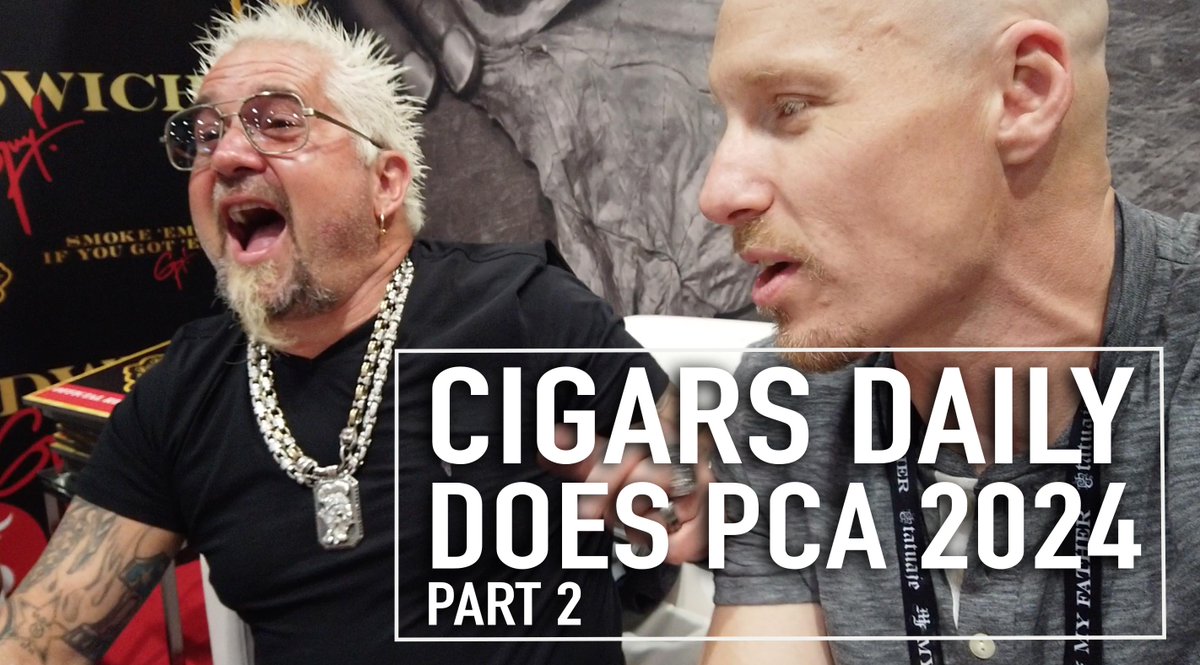 Back at it with Guy Fieri, Ernesto Perez Carrillo, Nick Melillo, and more! Watch Link: cigarsdailyplus.com/cigars-daily-d…