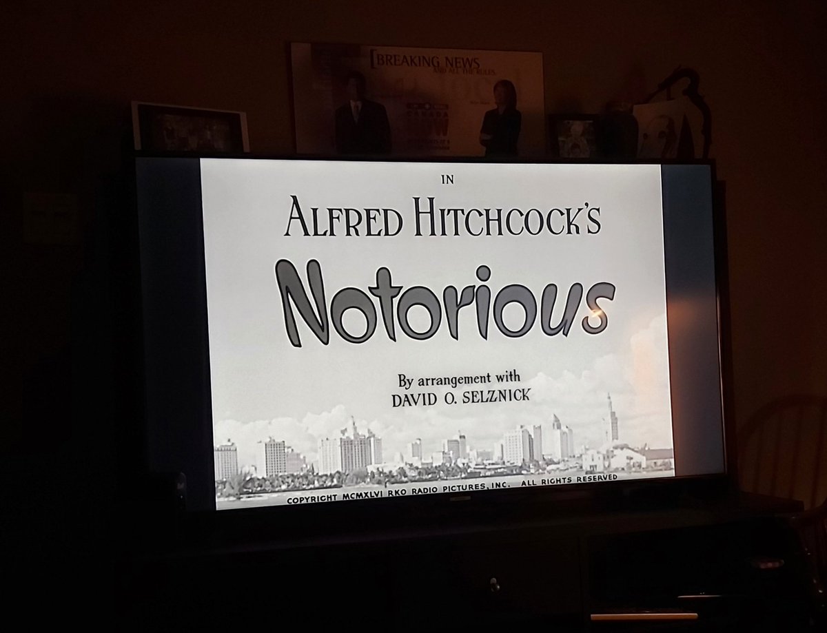 PVRed my favourite Hitchcock film and my husband is about to see it for the first time. Woo hoo. 😊