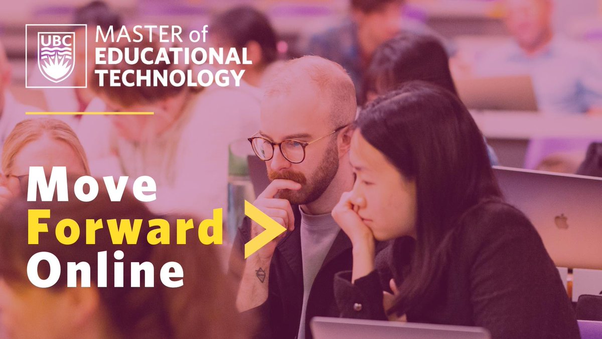 Learn about applying to become a UBC graduate student in the Master of Educational Technology program at our online info session on April 10, 4pm PT. Be equipped with the skills and knowledge to thrive in the digital learning era: mvnt.us/m2349520  @UBCMETcommunity