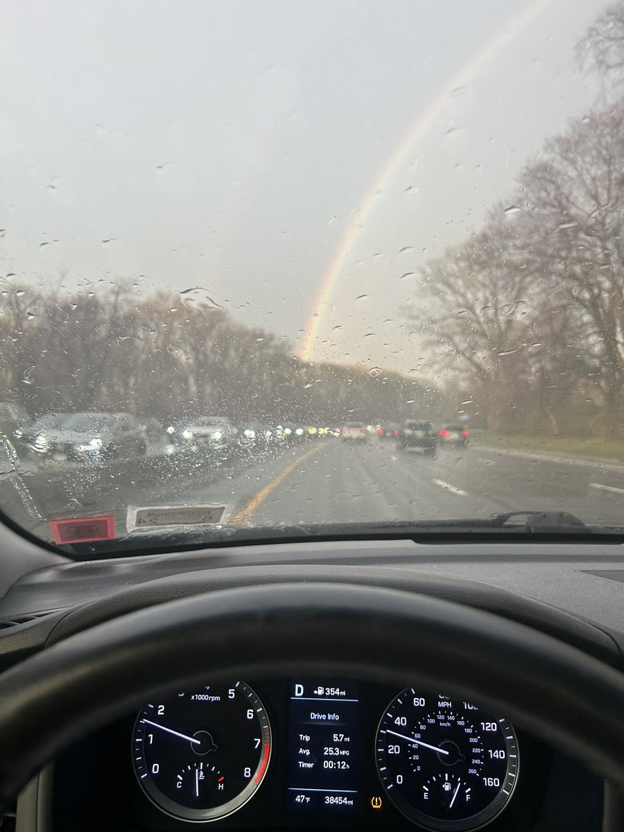 Left the stress behind and followed the rainbow home