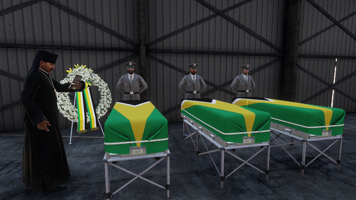 AltisDefence's tweet image. Three AAF soldiers were killed during a battle in Cancon, Malden, yesterday.
In order to strengthen the presence in remote places, the soldiers were victims of an attack by the FIA.

Thank you for your service!
Pvt. - A. Papadopoulos
Pvt. - D. Constantinou
Sgt. - N. Georgiou