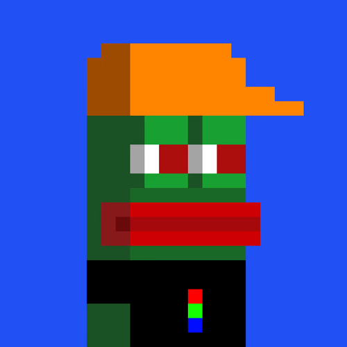 710_eth's tweet photo. I like these lil @BasePepeLabs 

Created last August and barely minted out this morning.

OG Pepe NFT on Base with some fun traits

.02 feels free https://t.co/1Omje7sBTW
