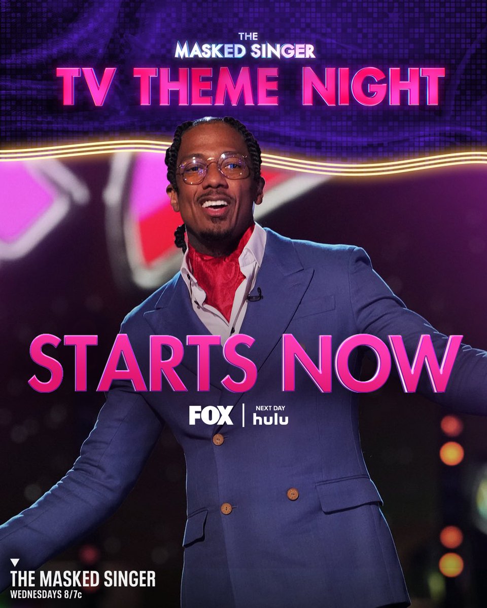 The new TV Theme Night episode starts now on #TheMaskedSinger ⚡️ @MaskedSingerFOX