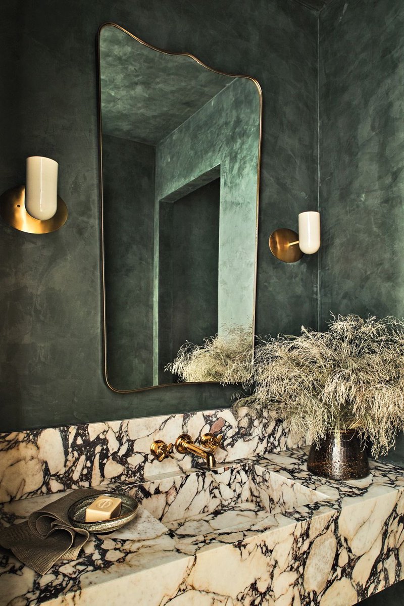 Moody shades of green interior inspiration