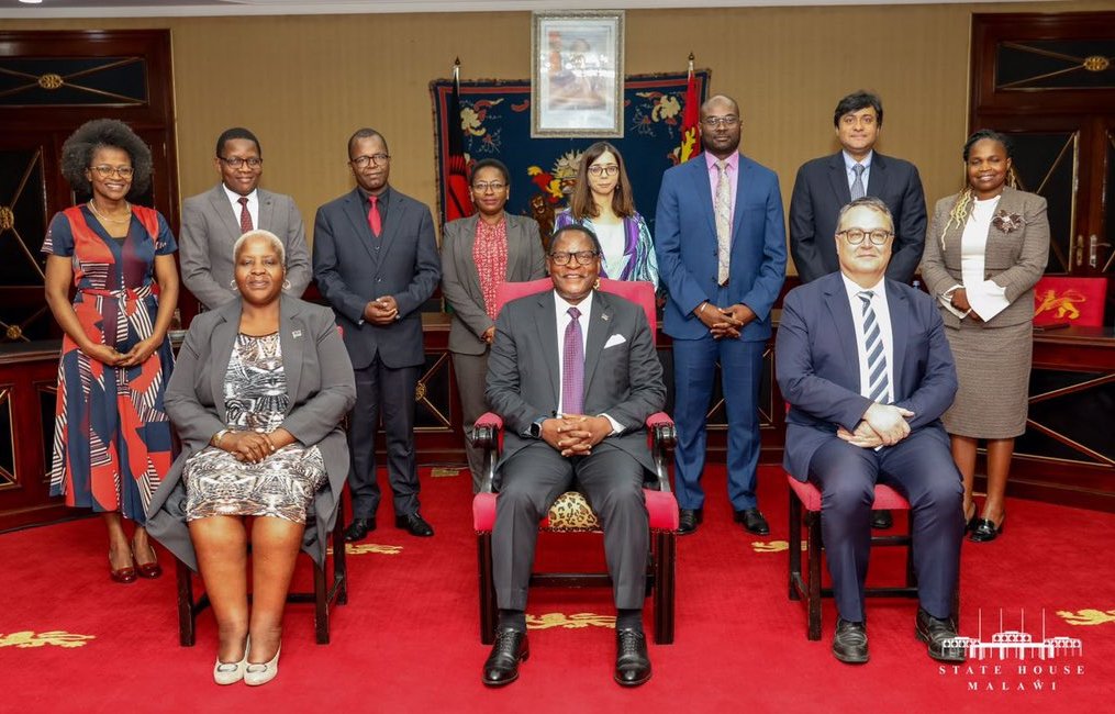 Warm thanks to His Excellency Dr. Lazarus Chakwera, President of #Malawi, for a fruitful visit with Luc Laviolette, Head of Secretariat for <a href="/theGFF/">The GFF</a>. We look forward to continued collaboration in support of stronger health sector investment to provide access to #healthforall,