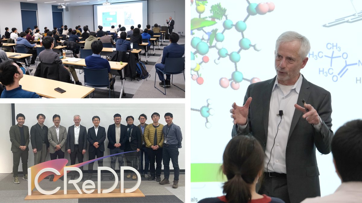 ICReDD had the honor of hosting a seminar by Prof. Eric N. Jacobsen of Harvard University's Dept of Chemistry and Chemical Biology (@HarvardCCB). It was a packed house for the outstanding lecture on privileged catalysts and rousing Q&A session. Two hours flew by quickly!