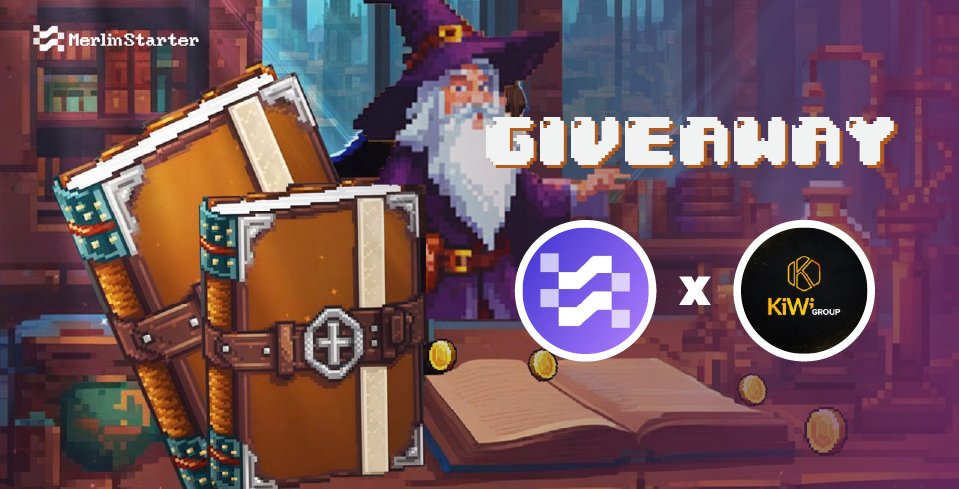 Merlin Starter x KiwiGROUP - Giveaway NFT Whitelists 🎁🥳

🧙‍♀️ We're giving away Merlin Spellbooks
1️⃣ Alpha WL
5️⃣ Beta WLs

How to participate:

✅ Follow <a href="/Merlin_Starter/">Merlin</a> <a href="/KiwiGROUPinfo/">KiwiGROUP</a>
🔄 Retweet + Leave your Merlin EVM address
🗓 24 hrs

The result will be announced at 12pm (GMT