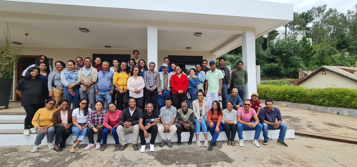 The unrivalled #Malagasy_botanist, #Dr_Franck_Rakotonasolo, it was a privilege for all #KMCC_staff to work with you, enjoy your retirement and our best wishes for your future life.