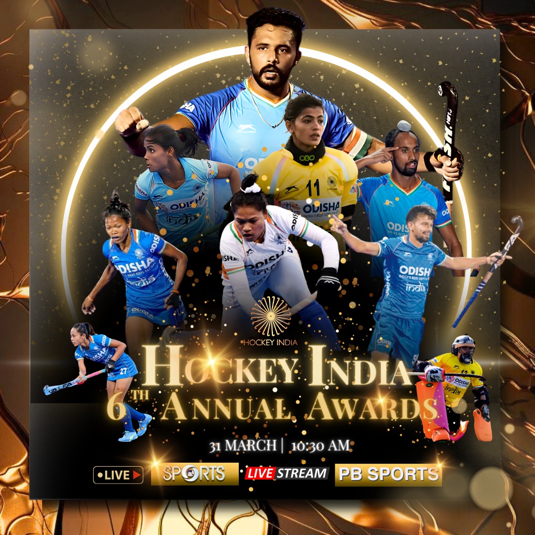 3⃣ Days to GO!

🏑 𝐇𝐨𝐜𝐤𝐞𝐲 𝐈𝐧𝐝𝐢𝐚 𝟔𝐭𝐡 𝐀𝐧𝐧𝐮𝐚𝐥 𝐀𝐰𝐚𝐫𝐝𝐬 🏅

LIVE & Exclusive on DD Sports 📺

#HockeyIndia #IndiaKaGame #HIAwards23