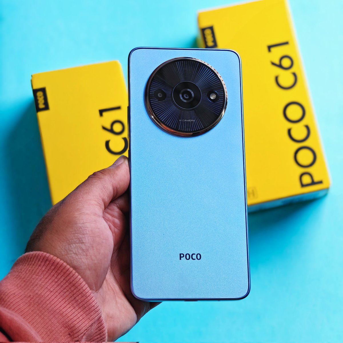 It's Giveaway Time!! Two of you get the all new POCO C61. Comes with Radiant Ring Design, 90Hz display & more. To win: - Repost this using #POCOC61 & #BeyondStunning - Share why you want to win the POCO C61 - Tag 4 friends - Follow @heyitsyogesh, @Himanshu_POCO & @IndiaPOCO