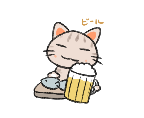 「beer closed eyes」 illustration images(Latest)