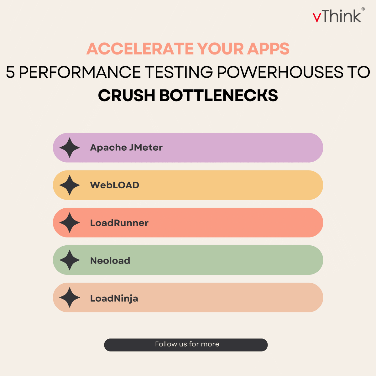 vThink_Apps's tweet photo. Supercharge your apps with these 5 performance testing tools!

Say goodbye to bottlenecks and hello to lightning-fast experiences for your users.

Discover the powerhouses that will take your app optimization to new heights!

(Save it for later!) https://t.co/ztKMBXyWG2