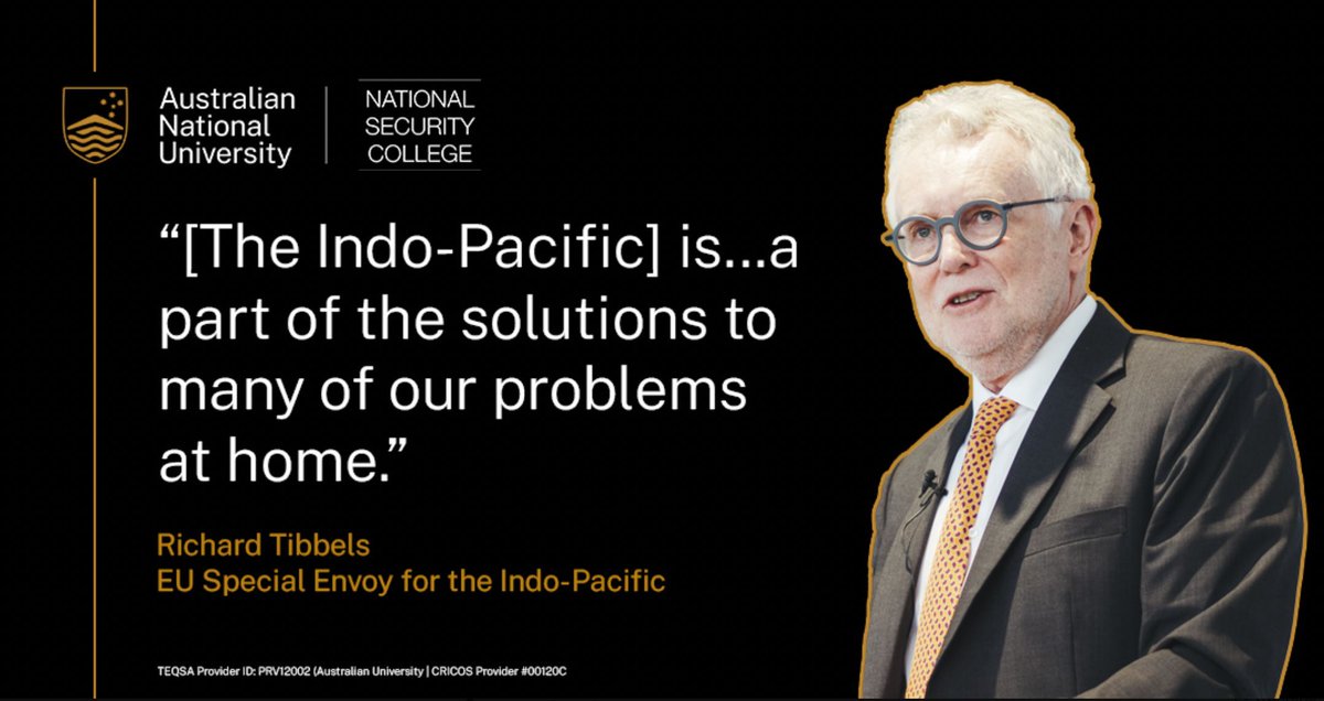 🎙 EU Special Envoy to the Indo-Pacific @rjtibbels explains why the region isn't just an add-on luxury to EU foreign policy, but a vital aspect of the solution to solving our economic, climate, and security challenges at home. Listen now! 🔗 buff.ly/3ISGHV4 @NSC_ANU