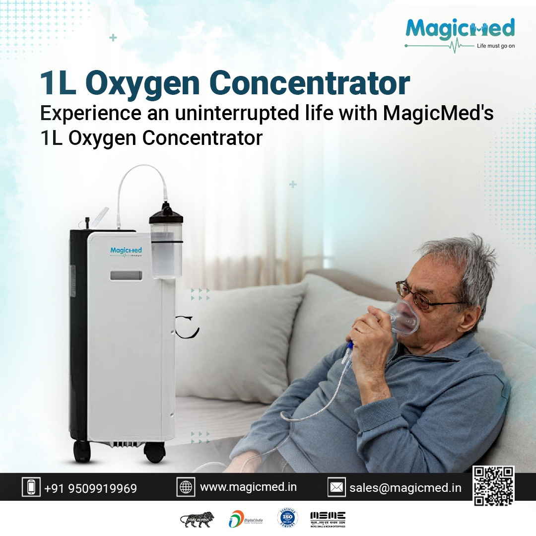 Breathe Easy, and Always Stay Strong, With MagicMed's Oxygen Concentrator. Your Trusted Companion for a Healthier, more Vibrant Life. 
#magicmed #oxygenconcentrator #staystrong #medicalequipment 
Order with us today
9509919969
sales@magicmed.in