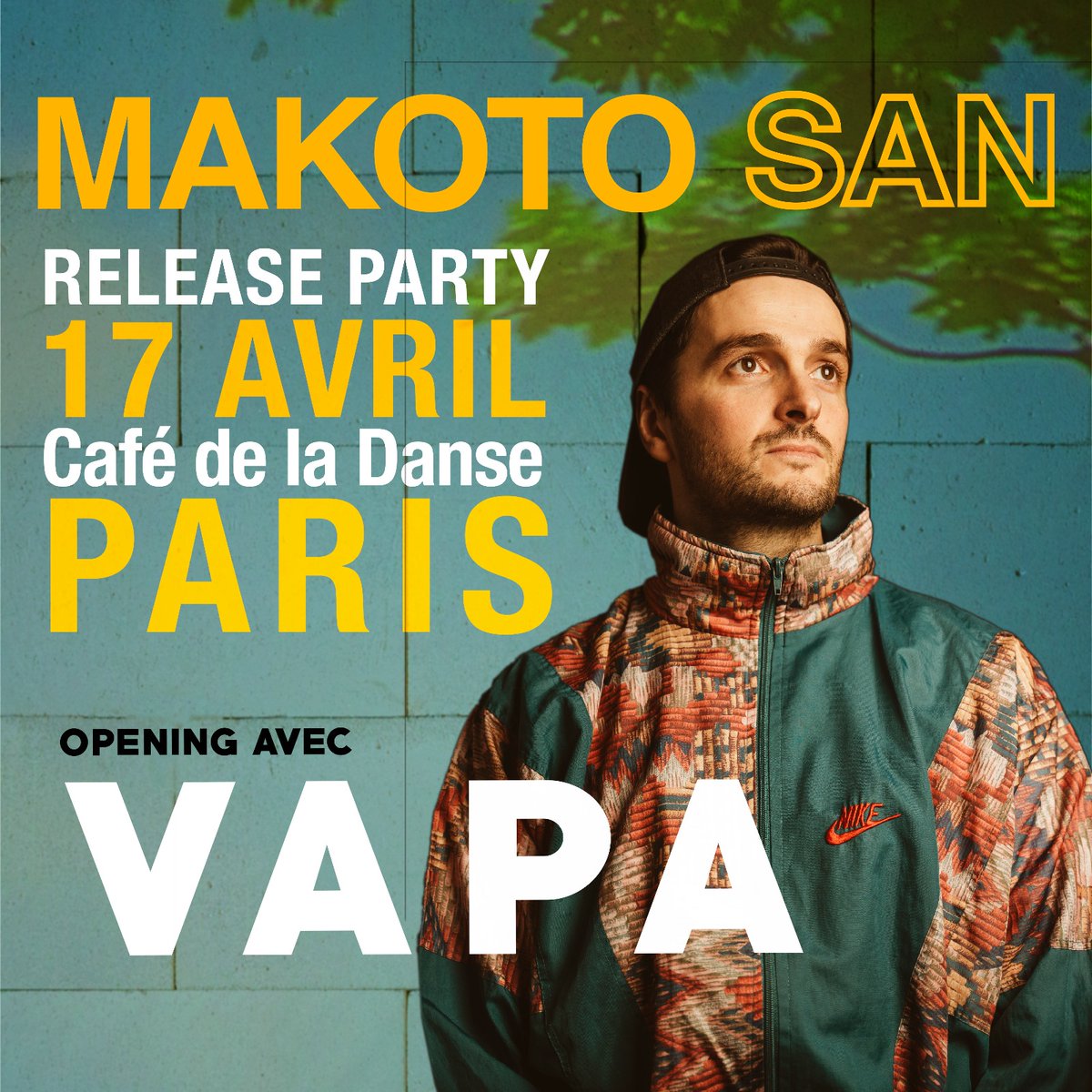 💣Grosse news 💣 Je suis trop heureux d'ouvrir le bal pour la release party des #MakotoSan à #Paris le 17 avril !!! Venez donc voir ça 😍 tickets ticket.wartiste.com/makoto-san/