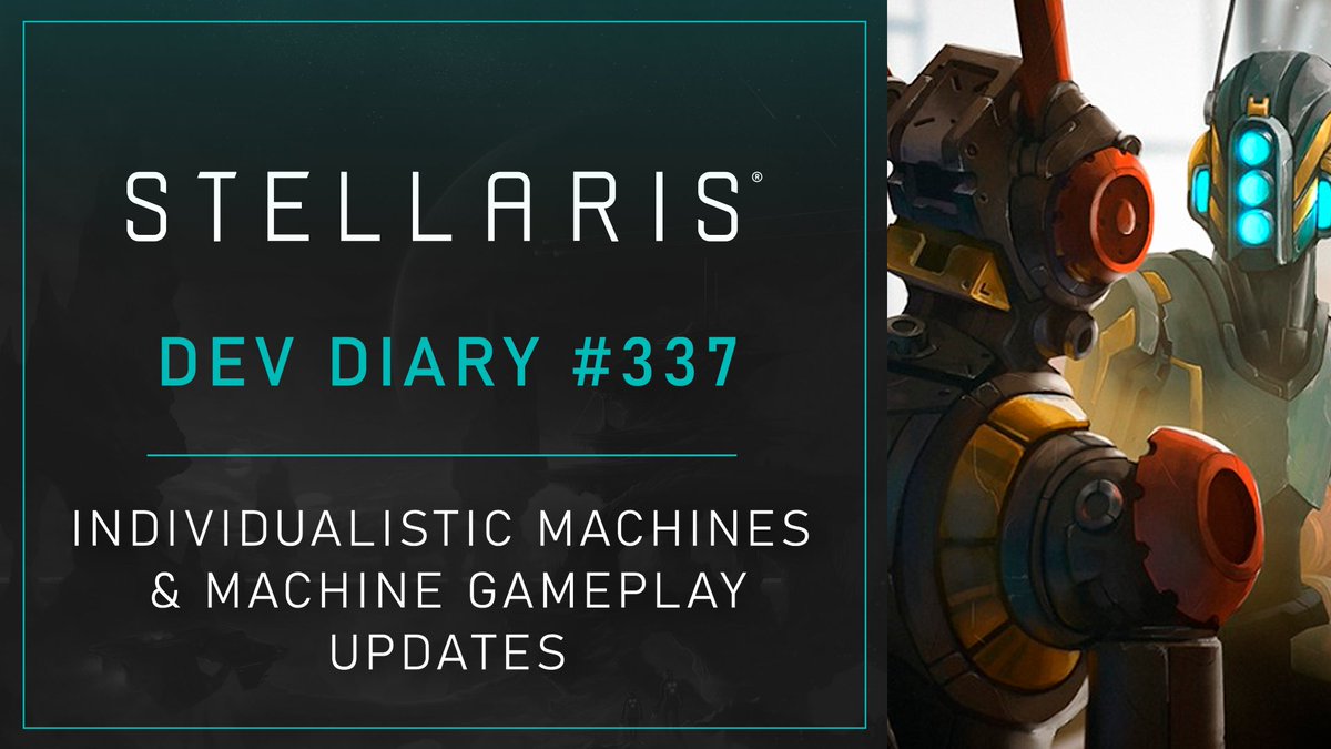 The next Dev Diary for 🤖 The Machine Age is here! Time to learn about the changes being made to Machine Empires, new Machine Ascension Paths, Individualistic Machines & more... Read Dev Diary #337 - Individualistic Machines & Machine Gameplay Updates: pdxint.at/3PFHrRv