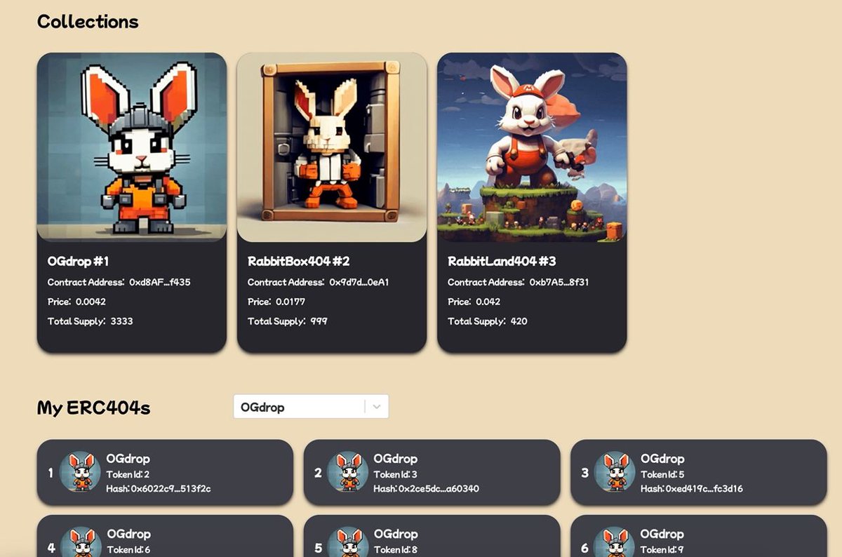 Bera Rabbit 404 (๐ปโ๐ฐ) (@rabbitnft_404) on Twitter photo โฐ Mint is live right now Game/Launchpad #ERC404 on Berachain โฐ
๐ + ๐
Tag 3 friends + follow <a href="/RabbitNFT_404/">Bera Rabbit 404 (๐ปโ๐ฐ)</a>
Random lucky winner 1 box OG & receive cashback
berarabbit404.com โฐ Mint is live right now Game/Launchpad #ERC404 on Berachain โฐ
๐ + ๐
Tag 3 friends + follow <a href="/RabbitNFT_404/">Bera Rabbit 404 (๐ปโ๐ฐ)</a>
Random lucky winner 1 box OG & receive cashback
berarabbit404.com