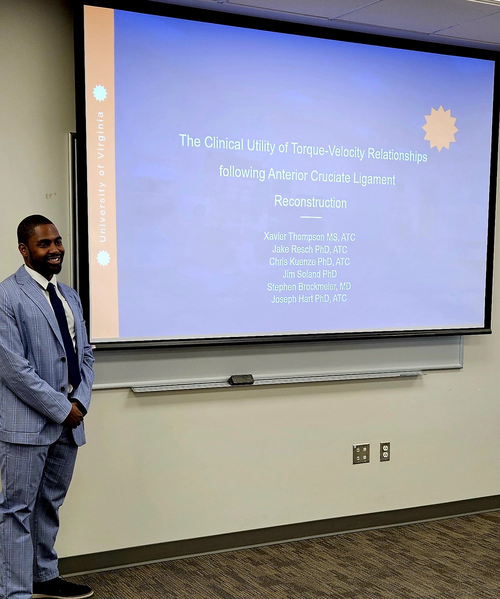 Jake Resch (@jeresch) on Twitter photo Join me in congratulating Dr. Xavier Thompson who successfully defended his dissertation entitled "The Clinical Utility of Torque-Velocity Relationship following ACLR." <a href="/UVAEaSIL/">UVA EASIL</a> <a href="/UVAKinesiology/">UVA Kinesiology</a> @uvavpr <a href="/UVAEdu/">UVA School of Education and Human Development</a> Join me in congratulating Dr. Xavier Thompson who successfully defended his dissertation entitled "The Clinical Utility of Torque-Velocity Relationship following ACLR." <a href="/UVAEaSIL/">UVA EASIL</a> <a href="/UVAKinesiology/">UVA Kinesiology</a> @uvavpr <a href="/UVAEdu/">UVA School of Education and Human Development</a>