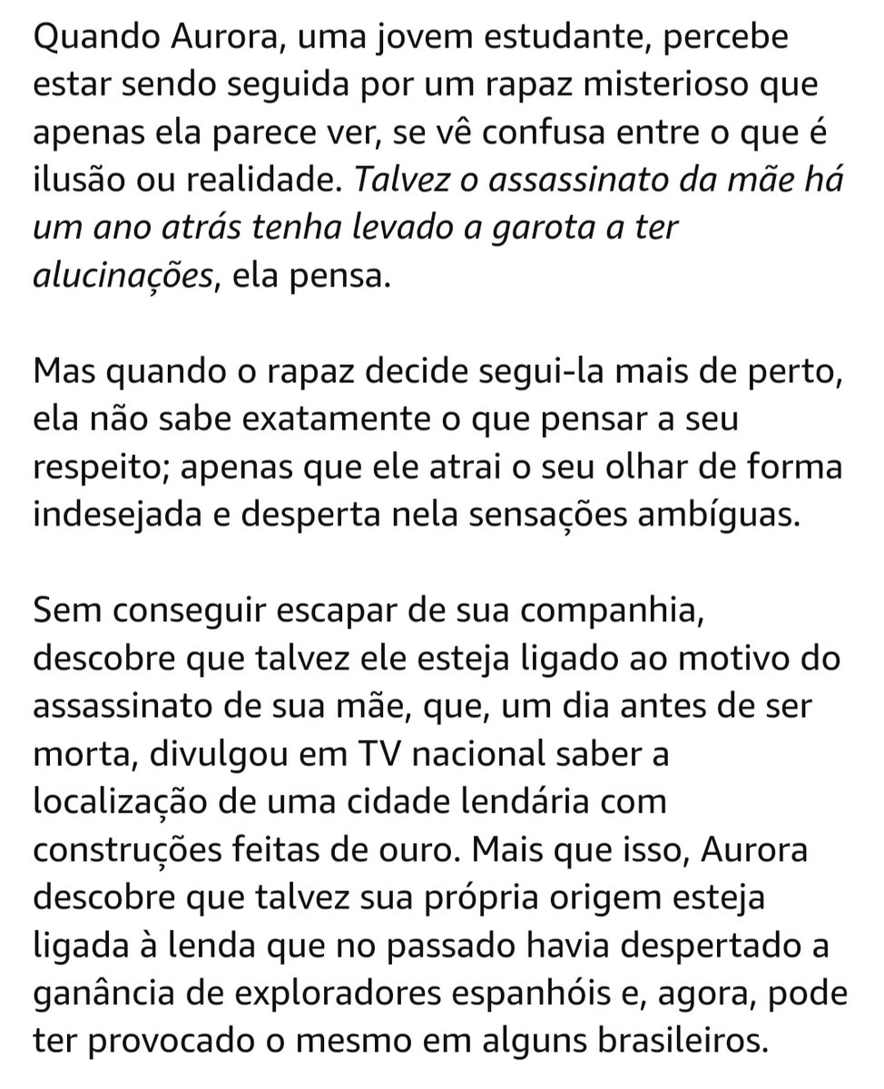 graciousxpvs's tweet photo. Brilhante como Ouro - Kézia Garcia (+14)

"ah mas quero ver se tem alguma aventura numa cidade perdida em pleno estado do mato grosso e com lendas brasileiras, isso eu duvido!!" que nada, meu bem, tá na mão:

link: https://t.co/Do6bAfvxaN https://t.co/AHRUADejAC