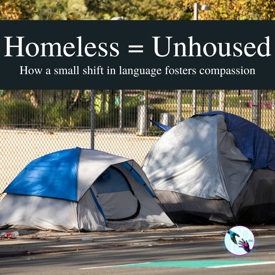 Shifting the language from 'homeless' to 'unhoused' aims to reduce stigma, emphasizing that a lack of stable housing is a temporary situation, not a fixed identity. 

Read more at thebautistaprojectinc.org/post/supportin…