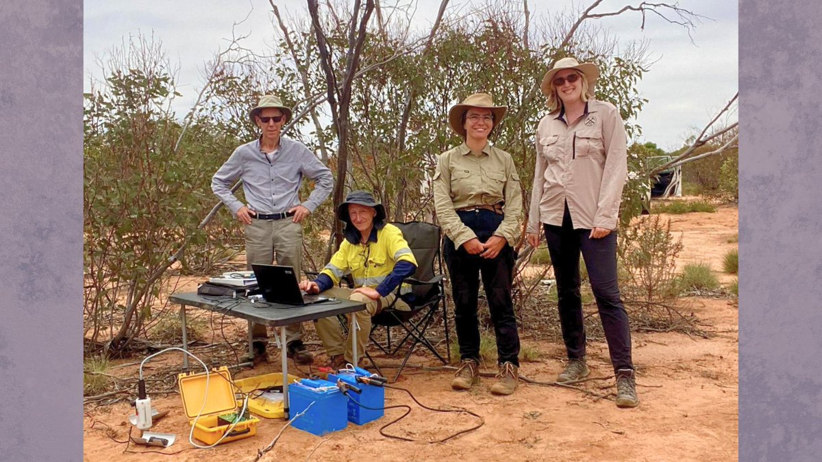 Researchers from the University of Melbourne and the University of Adelaide recently converged at @TERN_Aus's Calperum Critical Zone Observatory to embark on an AuScope NCRIS-enabled collaboration. Find out more: bit.ly/3xchToN #AuScope #Collaboration #Research #CZO