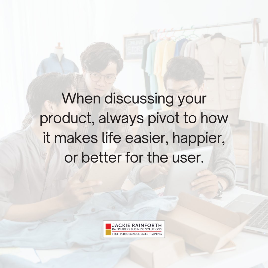 JackieRainmaker's tweet image. Talking about our product means showing how it betters your life—simpler, happier, improved. It’s the difference it makes that counts. What product has recently made your life easier? #UserFocus #LifeImprovement