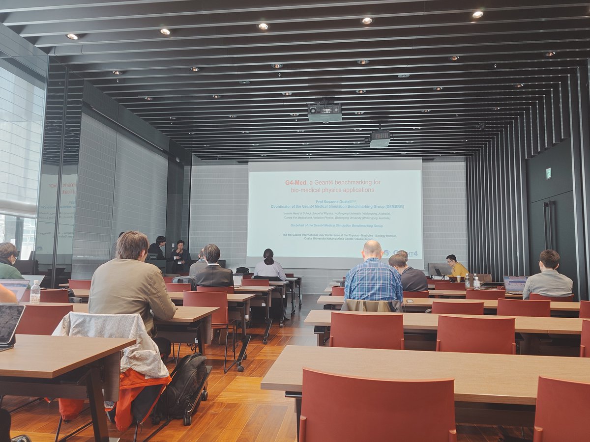 Geant4_JP's tweet image. &quot;The 5th Geant4 International User Conference at the Physics - Medicine - Biology frontier&quot;が大阪大学で開かれています。