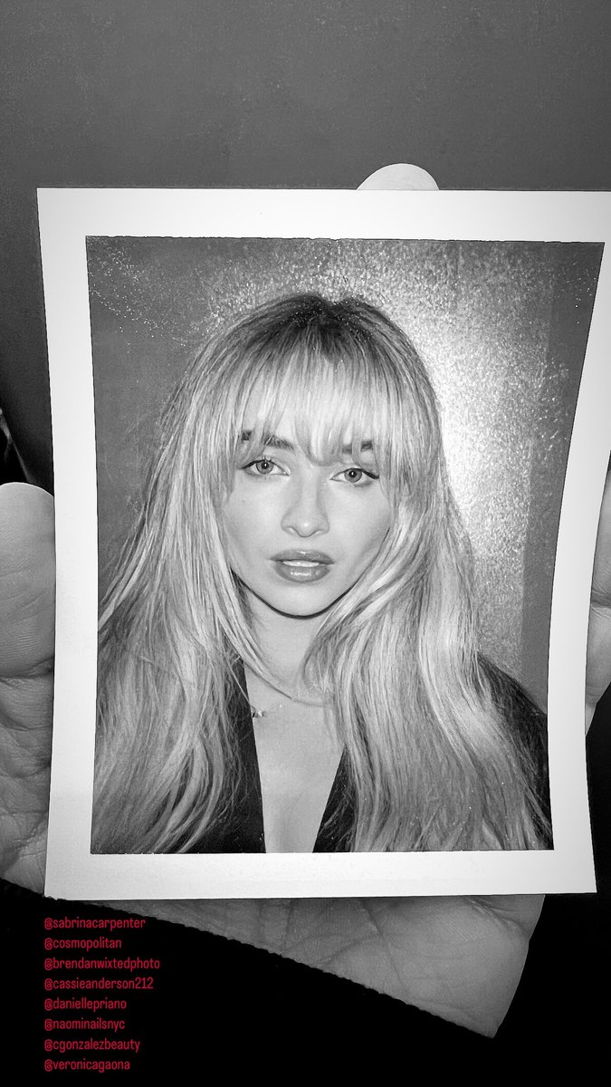 📸| New photos of <a href="/SabrinaAnnLynn/">Sabrina Carpenter</a> for Cosmopolitan.

— via Carolina Gonzalez on Instagram