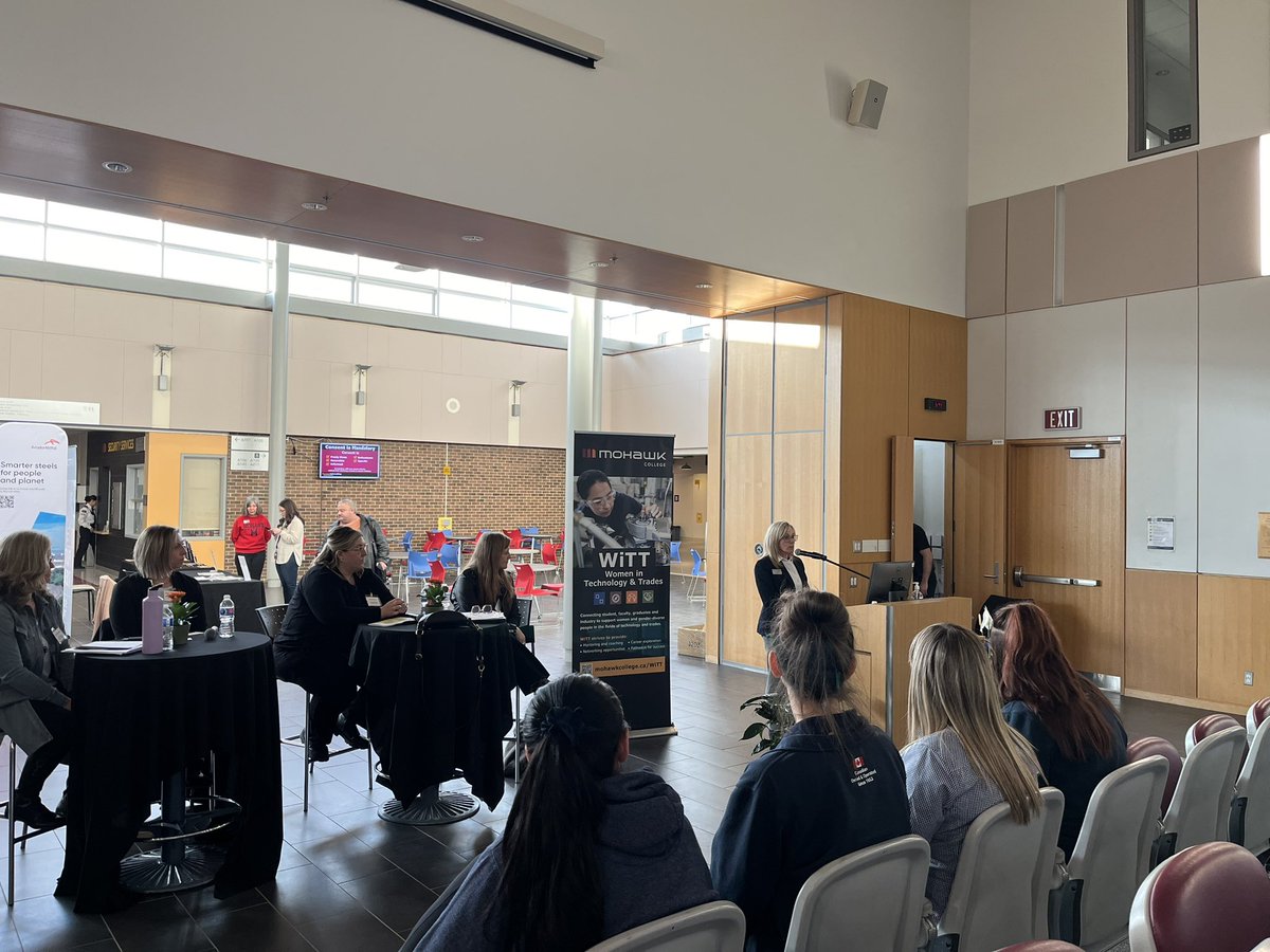 Thank you to @MohawkCollege for hosting the Women in Technology and Trades Symposium and leading the conversation around sustainability and environmental impact in the skilled trades.