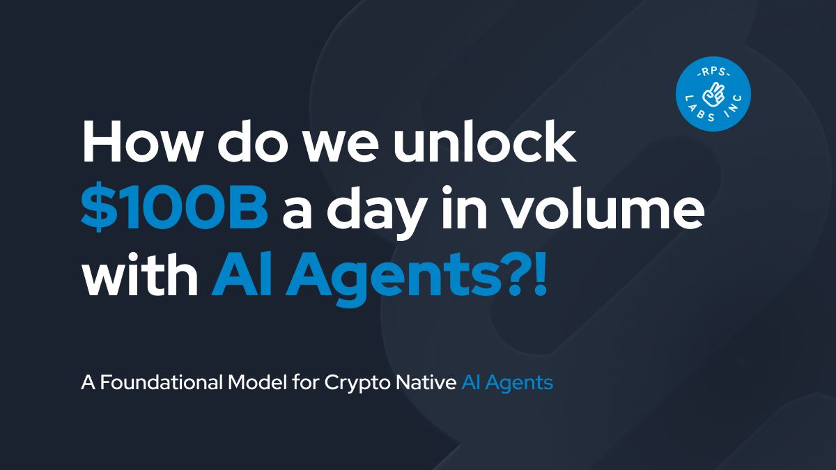 1/ How do we unlock $100B a day in volume with AI agents? 🤖

RPS AI enables autonomous agents to learn and act on-chain through the first crypto-native foundational model…