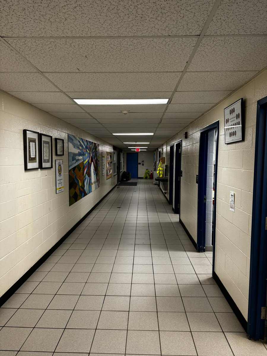 Makes me proud to see the school ready for students and staff