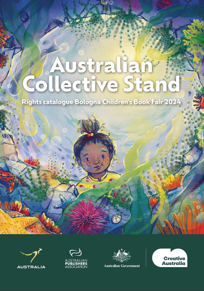 Swimming with the big fish at <a href="/BoChildrensBook/">Bologna Children's Book Fair</a> 2024.  In the Rockpool is the face of the <a href="/AusPublish/">Australian Publishers Association</a> international rights catalogue and collateral for Australian picture books. Illustrator #HannahSommerville &amp; I are grinning like giddy kids at the beach <a href="/HardieGrant/">Hardie Grant Books</a> #bcbf24