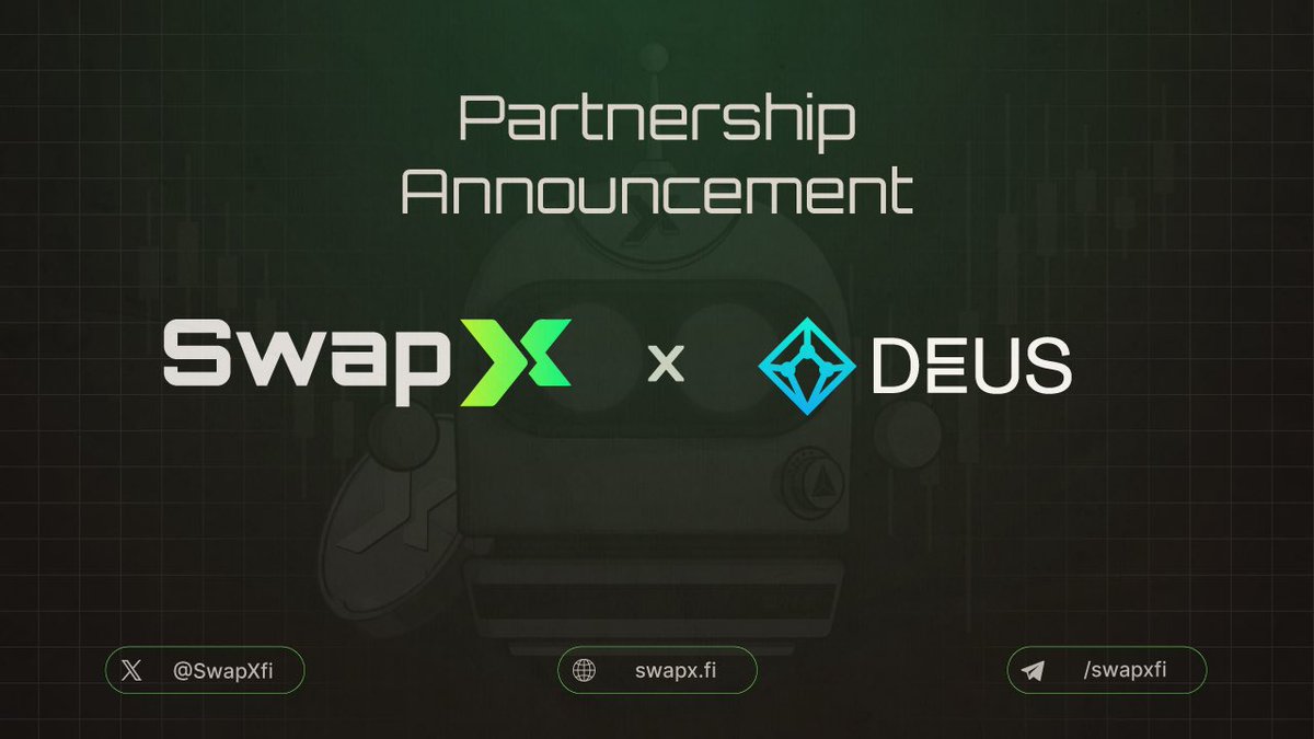 defiguajiro's tweet photo. Are we really understanding just how massive @SwapXfi could be?? They just announced yet another partnership, this time with #DeusDao...AND the team still have a week more of announcements lined up. 🚀🚀 
#SwapXonX1  #DeFi #Crypto #x1network https://t.co/0uwomQZLIL