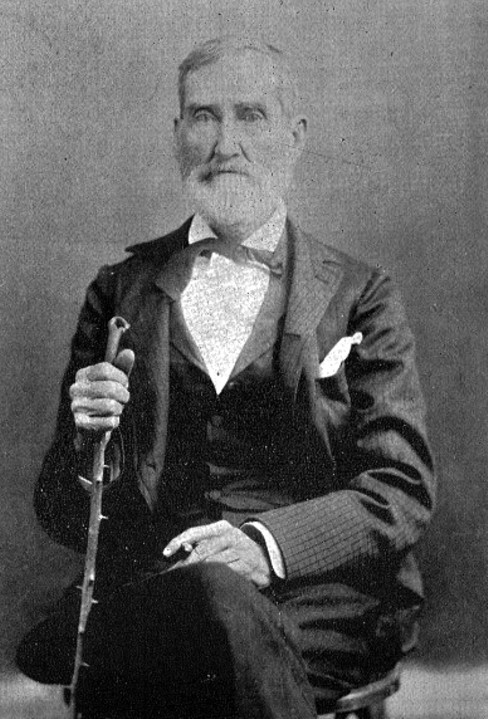 As I mentioned earlier, today is the 188th anniversary of the horrific Goliad Massacre. There were a few survivors who managed to survive that sad event. One was the afore-mentioned Herman Ehrenberg. Another was the man shown here, John C. Duval.  Duval was the last survivor of