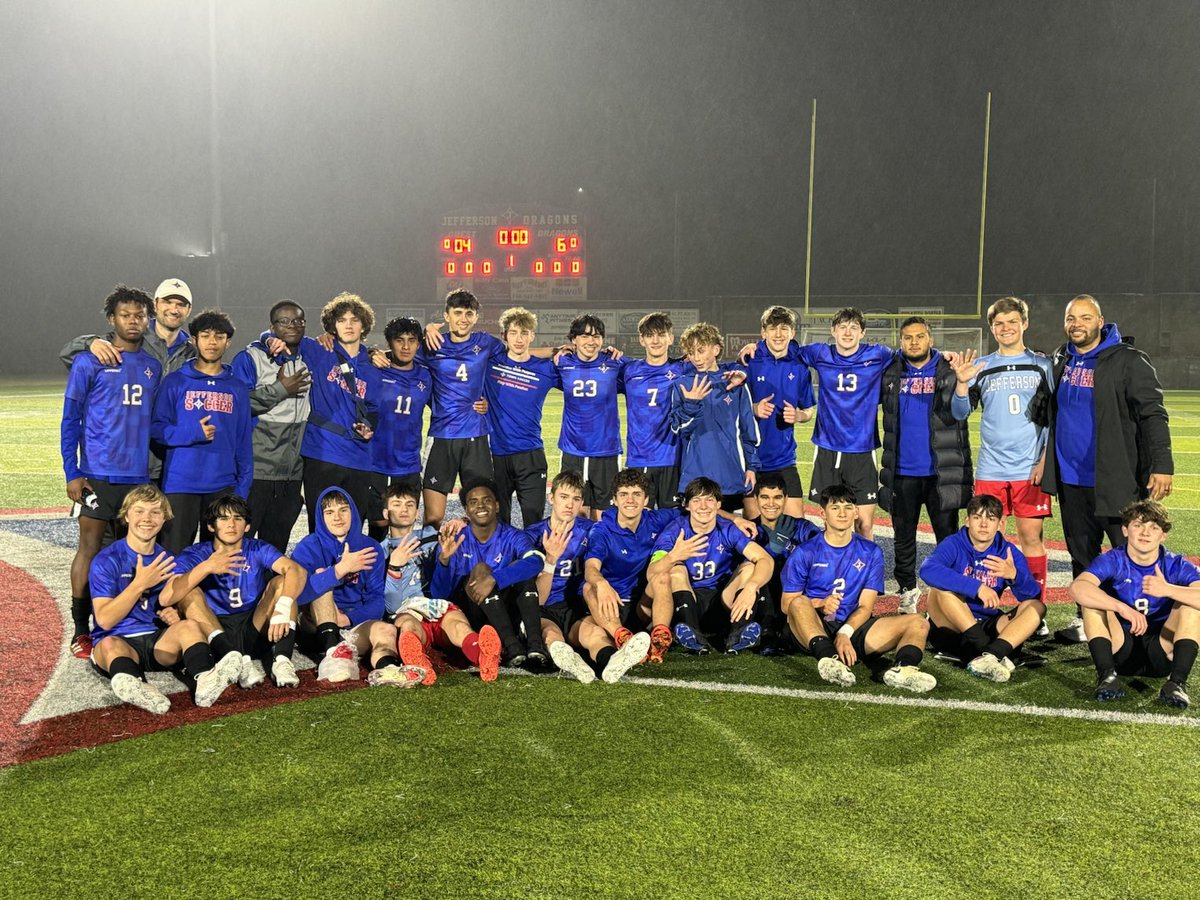 Our ⁦⁦@jtownsoccer⁩ boys secured a 1st round home playoff game last night! After a 1hr. 30 min. delay, overtime, & PKs we finally got the W! Talk about desire & competitive spirit to find a way was such an awesome moment to witness! See you in JTown for the 1st round!