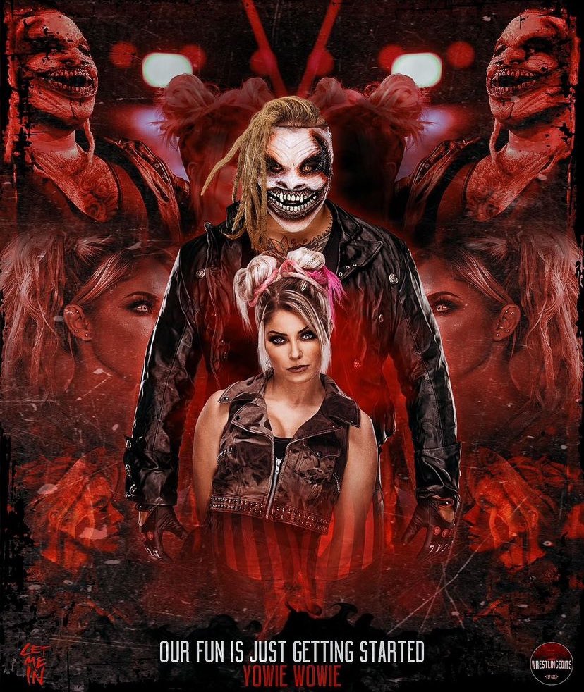 The couple that’ll make you piss your pants 👹⭕️

📸 via @TribalGoat 

#braywyatt #wyatt6 #thewyattog #smackdown #raw #wwe #unclehowdy #revelinwhatyouare #thefiend #ripbraywyatt #windhamrotunda #wyattwednesday #alexabliss