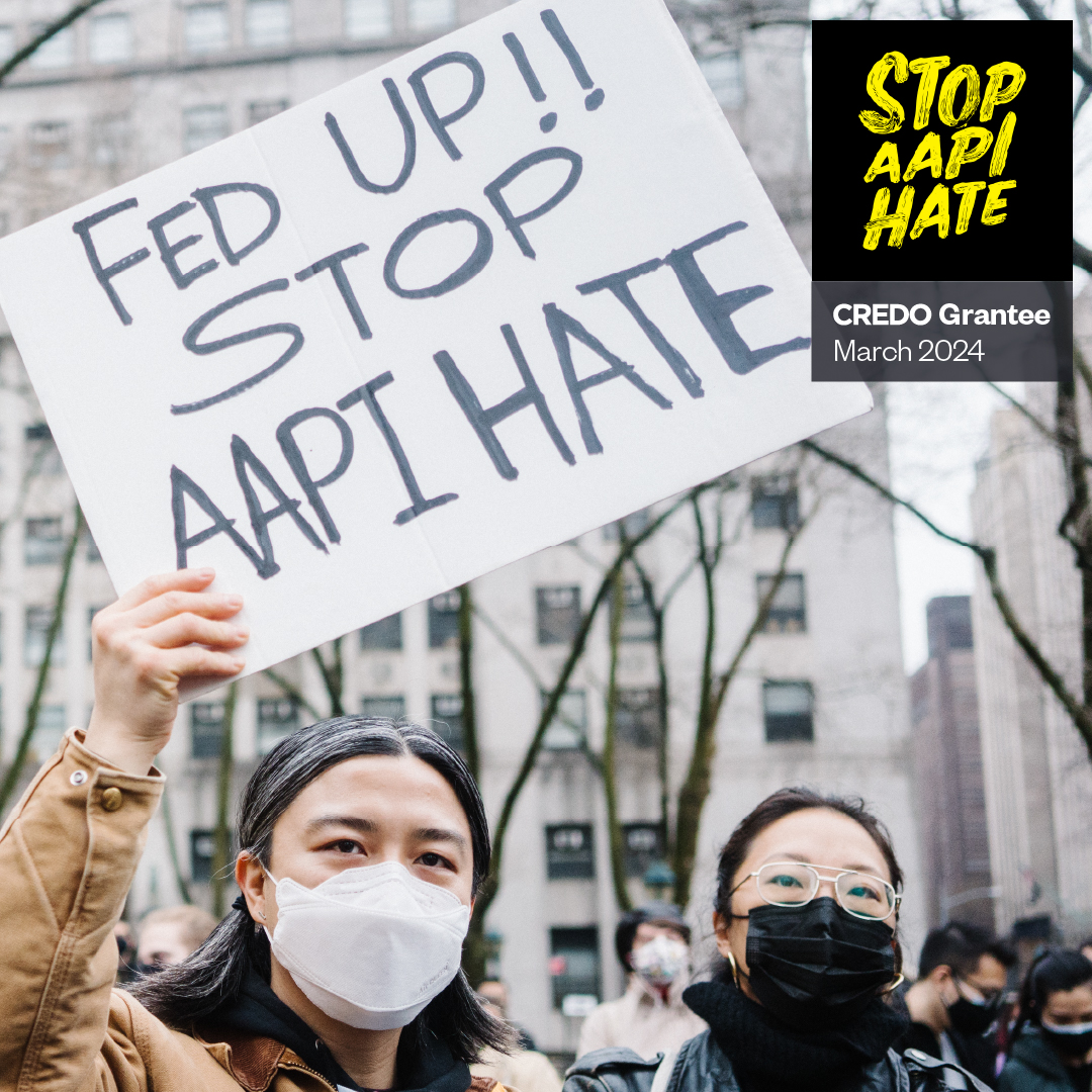 Our March grantee @StopAAPIHate builds power for AAPI communities, works in solidarity with other communities of color, and advocates for solutions that tackle the root causes of race-based hate. Vote now: credodonations.com #stopaapihate #credodonations