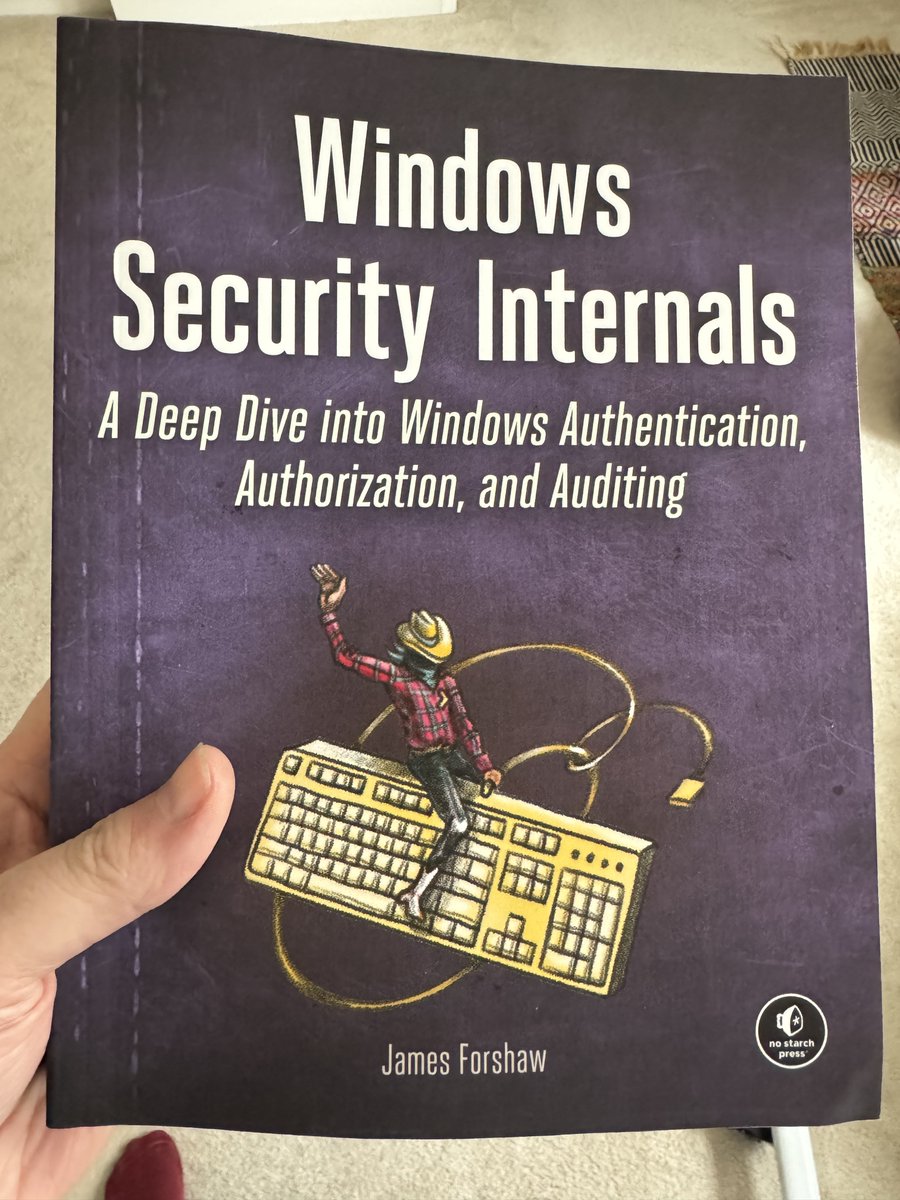James Forshaw (@tiraniddo) on Twitter photo This new book has finally arrived. Thank's to <a href="/nostarch/">No Starch Press</a> as well as <a href="/billpollock/">Bill Pollock -- nostarch@infosec.exchange</a> for making it happen as well as <a href="/Lee_Holmes/">Lee Holmes</a> as my tech reviewer. This new book has finally arrived. Thank's to <a href="/nostarch/">No Starch Press</a> as well as <a href="/billpollock/">Bill Pollock -- nostarch@infosec.exchange</a> for making it happen as well as <a href="/Lee_Holmes/">Lee Holmes</a> as my tech reviewer.