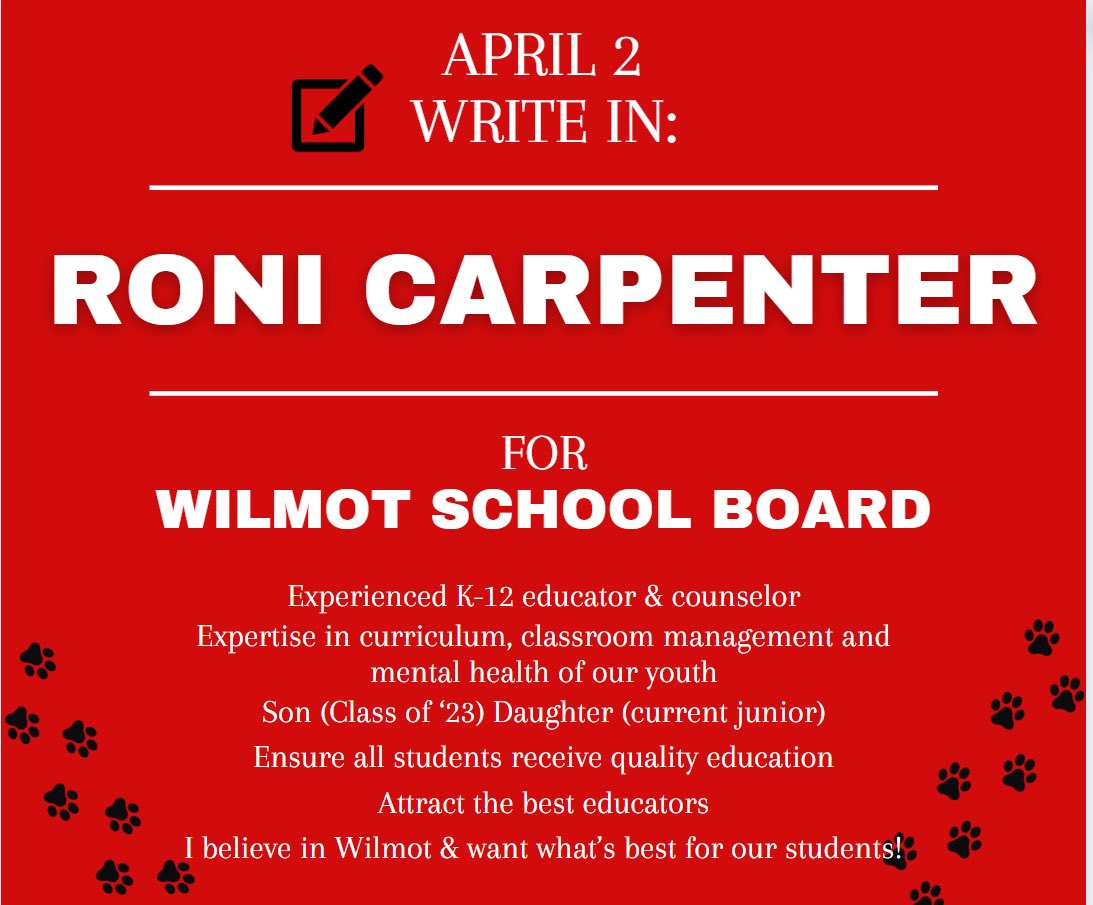 MrsCarp324's tweet photo. I want to help mend the relationship between the school and the community so that both can move forward to a brighter future and partnership for our students. https://t.co/vO548alpO8