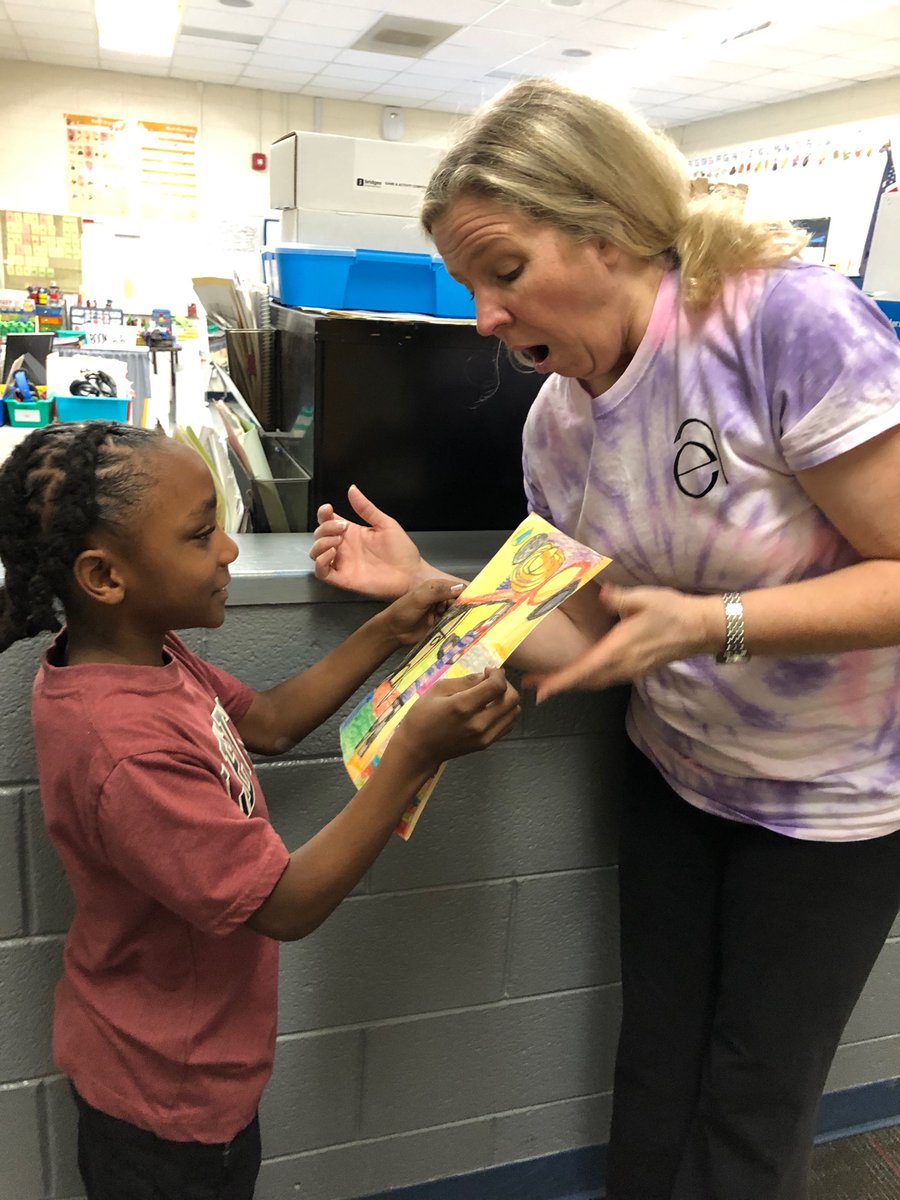 Oh how I love his smile!! His picture of an astronaut in space was a masterpiece &amp; brighten my day! ❤️❤️❤️ #ProudPrincipal #LoveMyKids #MadeMyDay <a href="/EastAiken/">East Aiken</a>